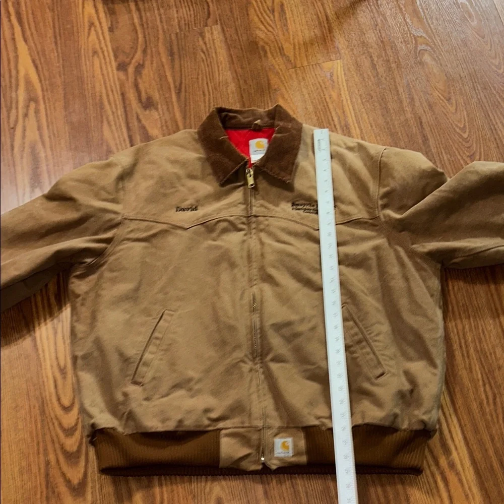 Vintage‎ Carhart J13 BRN Santa Fe Jacket Sandstone Quilted Flannel Lined XXL